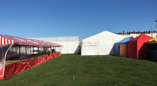 Marquee Hire for Brighton Foodies Festival 2018 - ABC Marquees